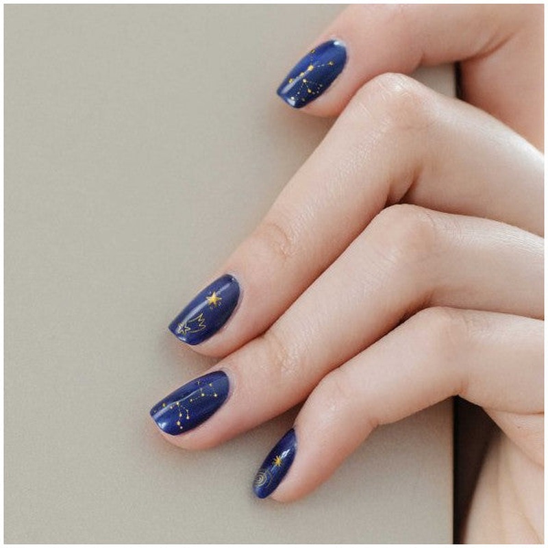 2 Star Map Nail Tattoo, Nail Sticker, Nail Tattoo, Nail Art