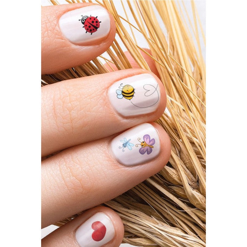 Bee Nail Tattoo, Nail Tattoo, Nail Art, Nail Sticker