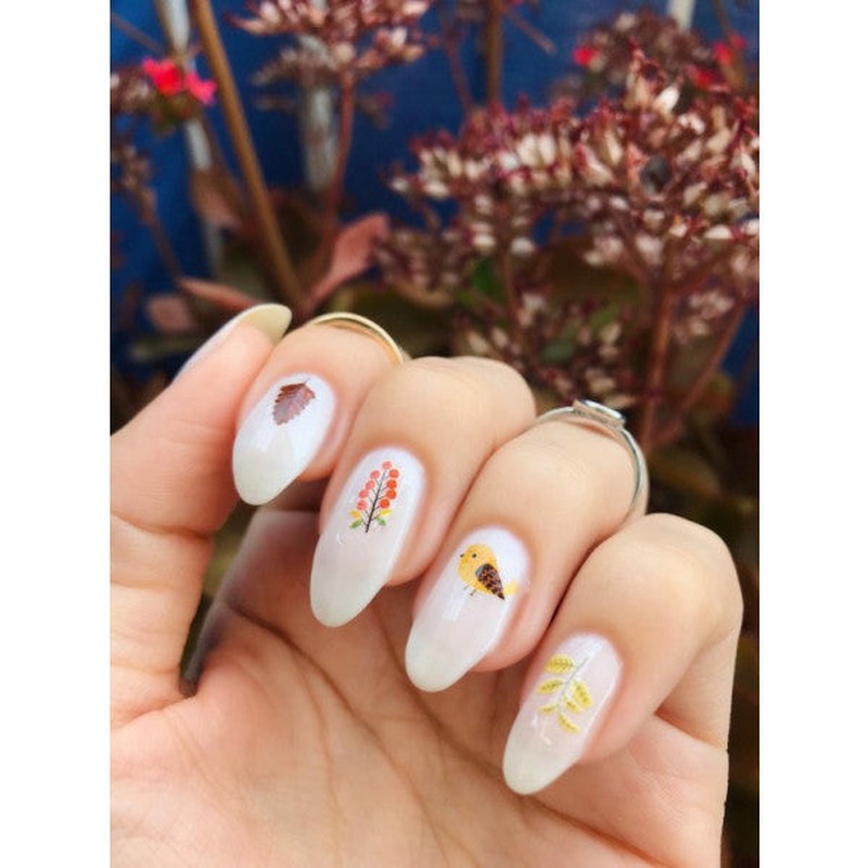 Birds -1 Nail Tattoo, Nail Tattoo, Nail Art, Nail Sticker