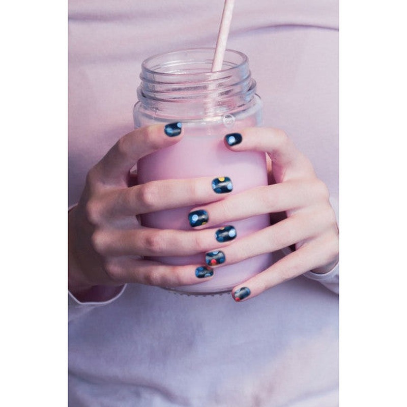 Circles Nail Tattoo, Nail Tattoo, Nail Art, Nail Sticker