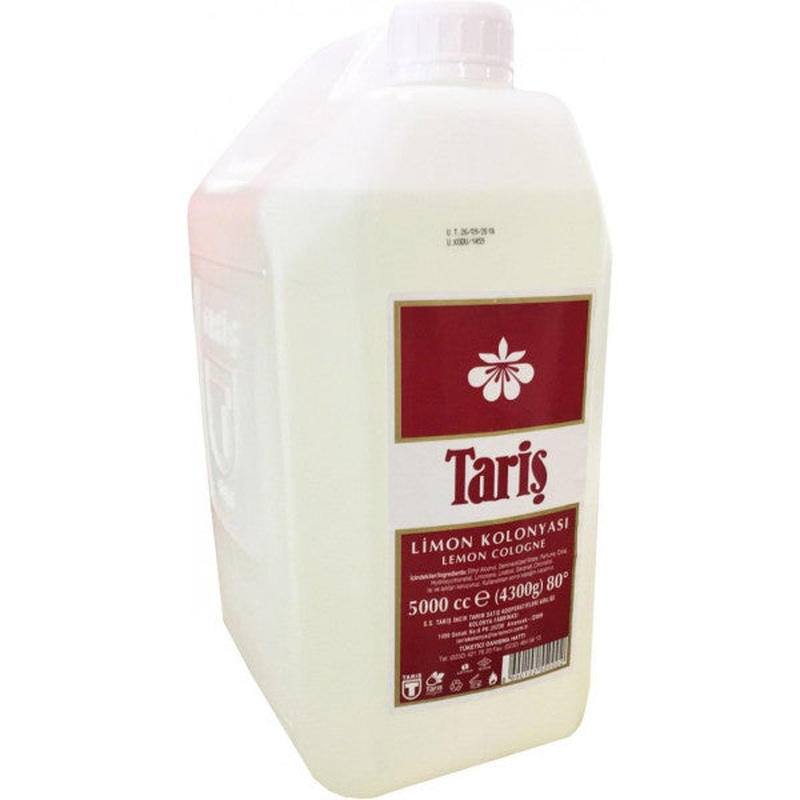 Tari Lemon Cologne 80 Degrees 5 Lt Pet Can
