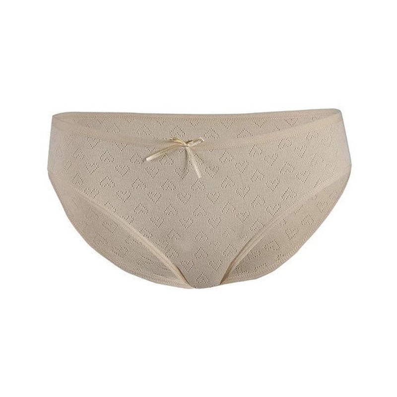 12 Pieces Yldz Women's Heart Ribbon Bikini Panties Slip Ten 3576