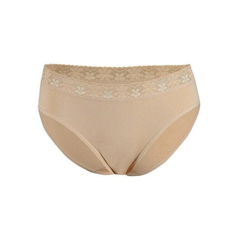 6 Pieces Star Women's Lycra Waist Lace Bikini Panties Ten 3527