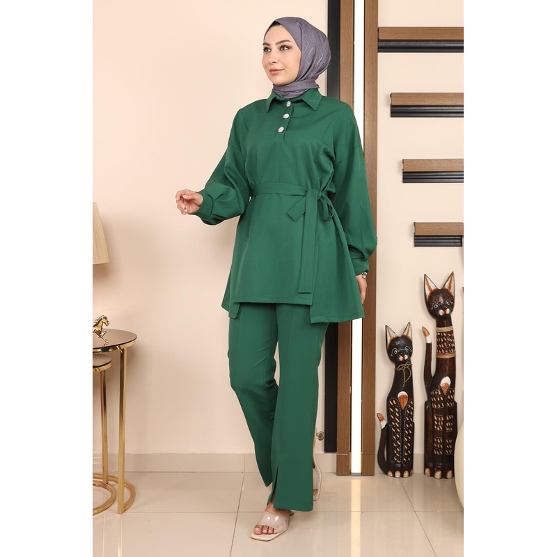 Slit Suit Emerald Msw19129-4