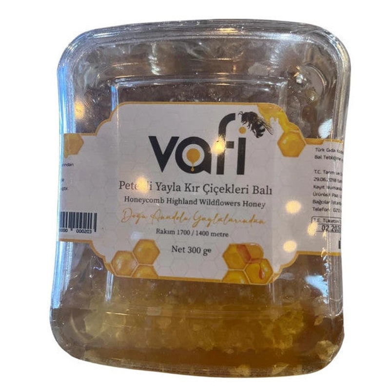 Vafi Honeycomb Highland Wildflowers Honey 300 Gr