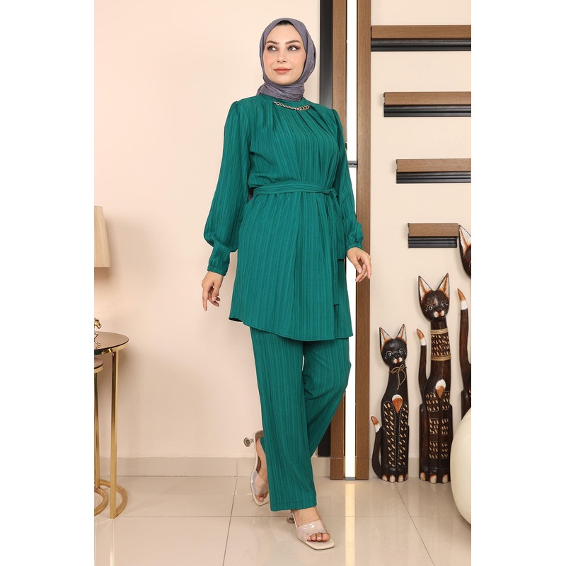 Chain Detailed Set Emerald Msw19140-4