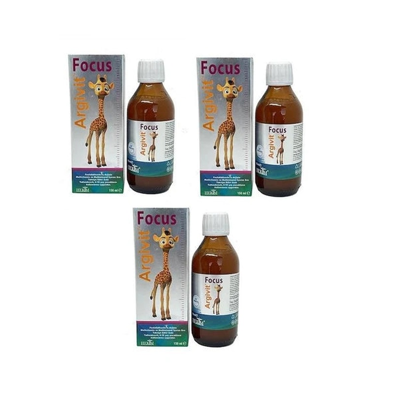 Argivit Focus Syrup 150 Ml 3-Pack