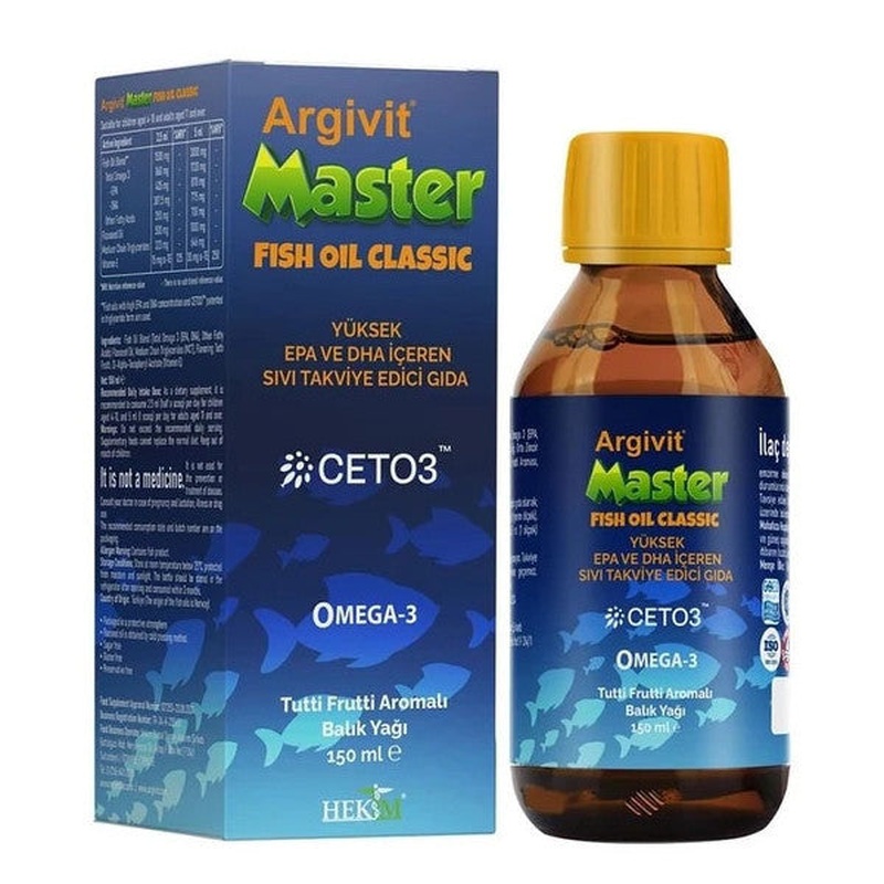 Argivit Master Fish Oil Classic 150 Ml Syrup