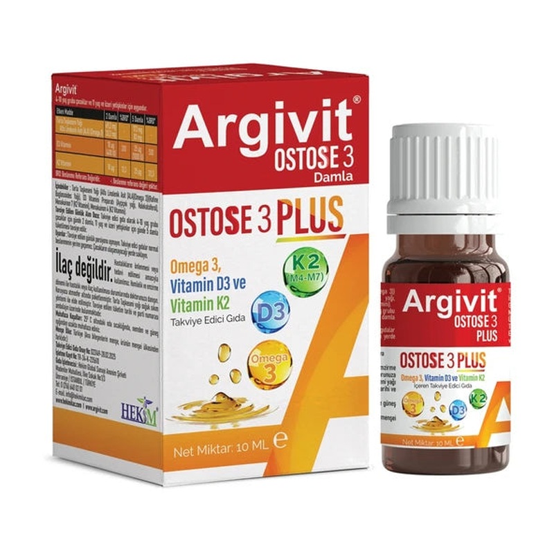 Argivit Ostosse3 Plus Drop 10Ml