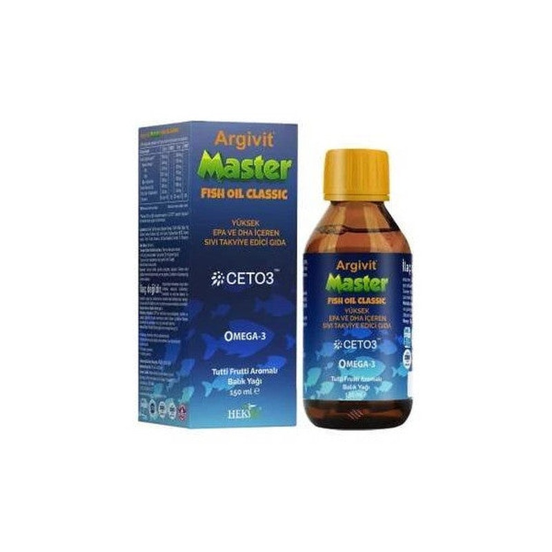 Argivit Master Fish Oil Containing Epa And Dha 150 Ml