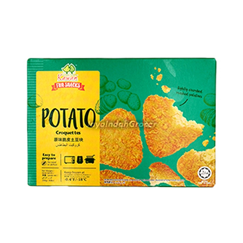 Kcg Corporation  Kawan Fun Snacks Potato Croquettes 250g