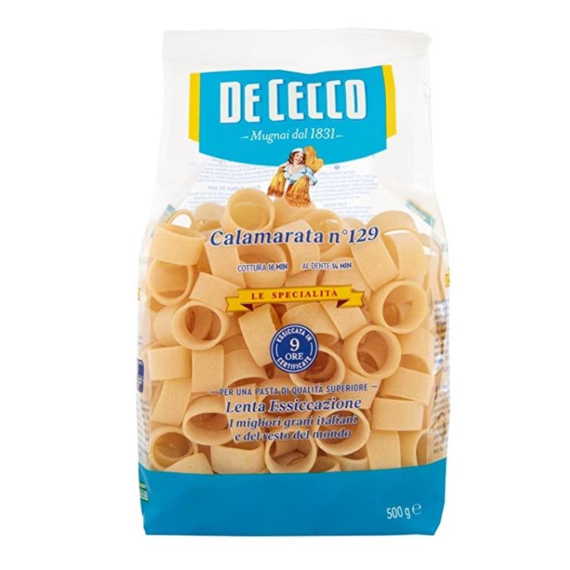 De Cecco Calamarata N 129 Pasta di Semola Digrano Duro, 500g