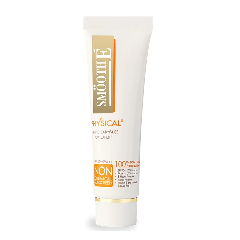 Smooth E Physical Sunscreen SPF52 Cream 15g