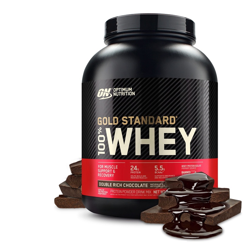 ON Optimum Nutrition Gold Standard 100% Whey Protein Powder, Size 2.27kg