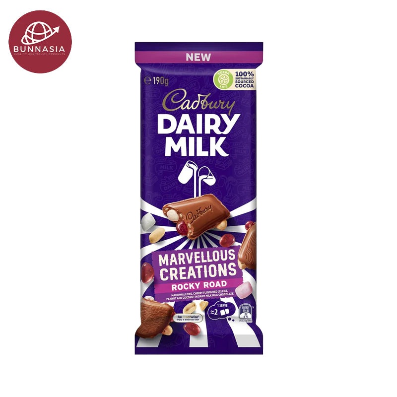 Cadbury Block Marvellous Creations Rocky Road 190g
