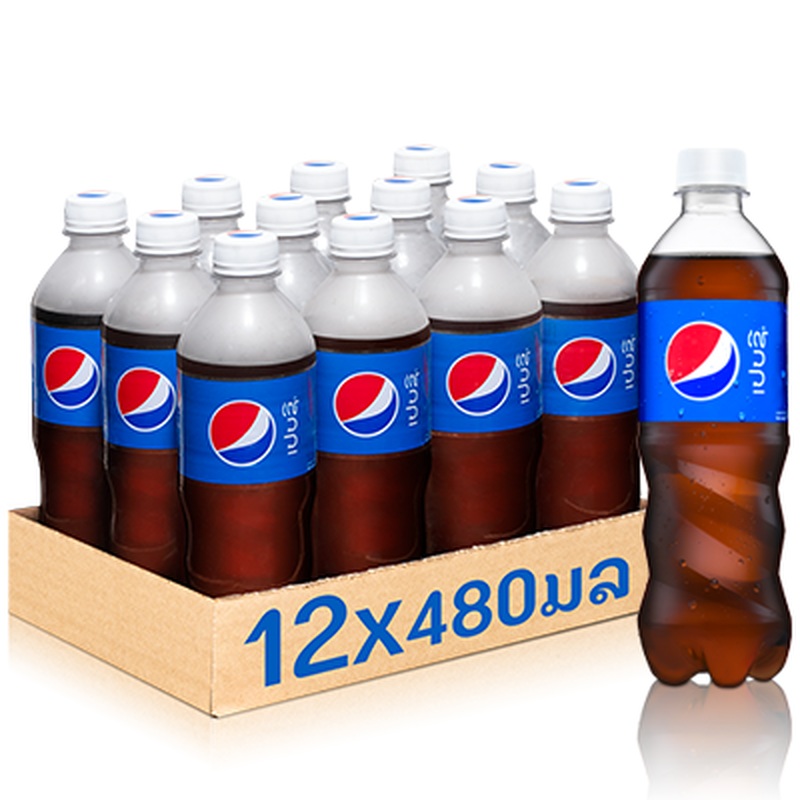 Pepsi 480ml bottle per box of 12 bottles