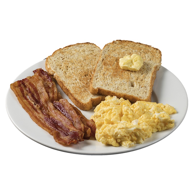 BACON, EGGS, TOAST