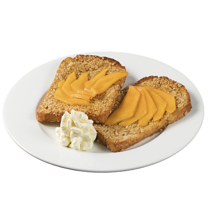 OAT FRENCH TOAST W/ MANGO