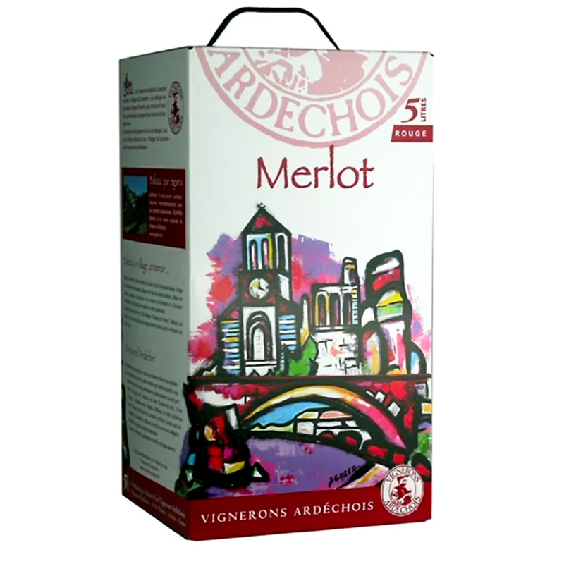 ARDECHE MERLOT 5L , France