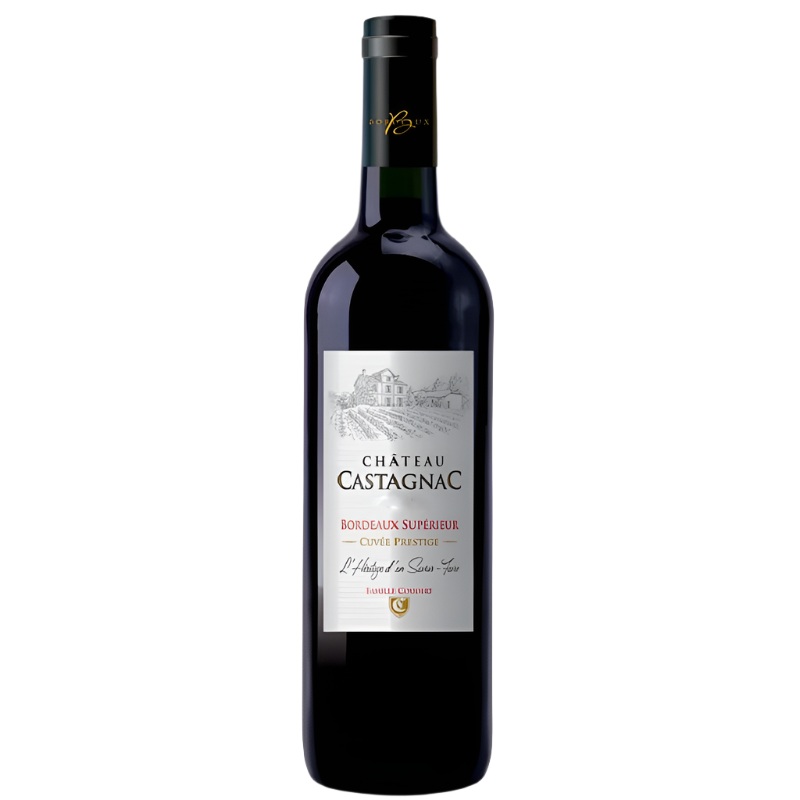 CHATEAU CASTAGNAC BORDEAUX SUPERIEUR , Cuve Prestige 750 ML