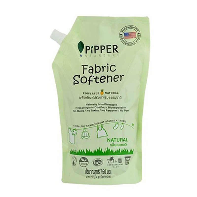 Pipper Standard Natural Fabric Softener - Eco-Friendly 750ml