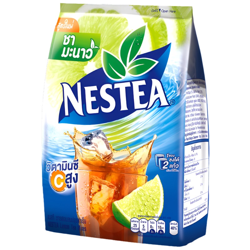 Nestea Lemon Tea Mixes Flavored Instant Flavor Size 13g Pack of 18Sticks