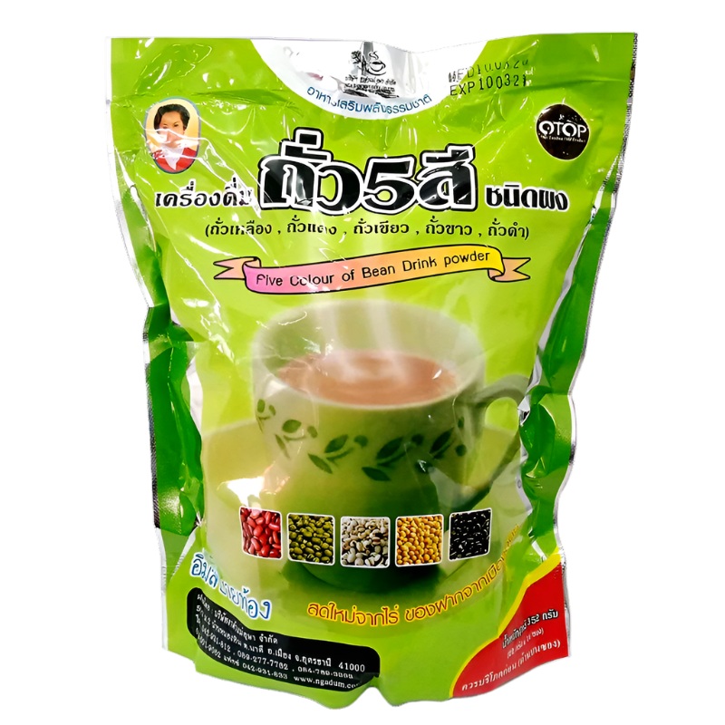 OTop Mae Aousa Five Colour of Bean Drink powder Size 22g Pack of 16bags