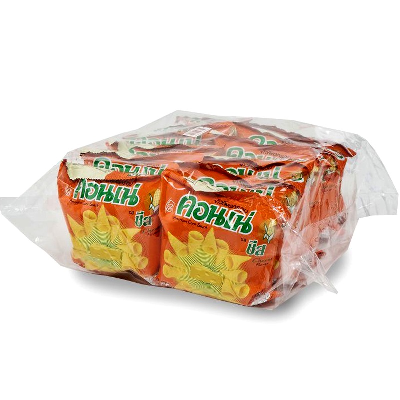 Cornae Cheese Flavour American Corn Snack 14g Pack of 12pcs