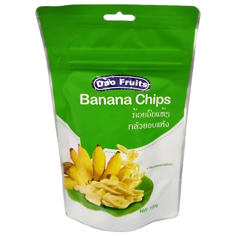 Dao fruits Banana Chips Pack 100g