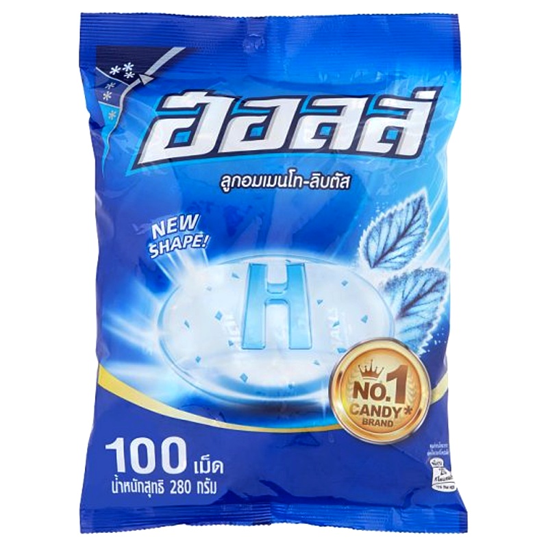 Halls Cool Mentho-Lybtus Candy Size 280g Pack of 100pcs