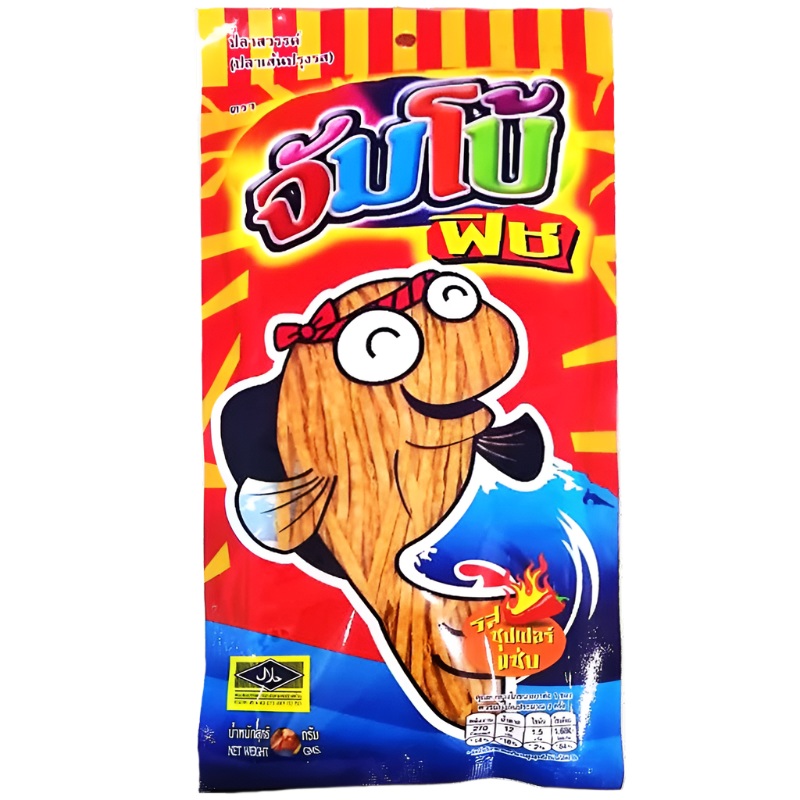 Jumbo fish Brand Fish Snack Super zep Flavoured Size 80g