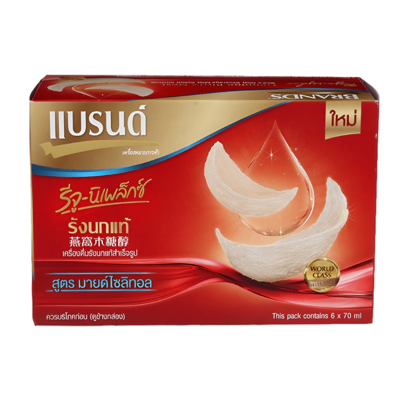 BRAND'S Bird's Nest Rejup-niplex Formula Xylitol 70ml Pack of 6Bottle