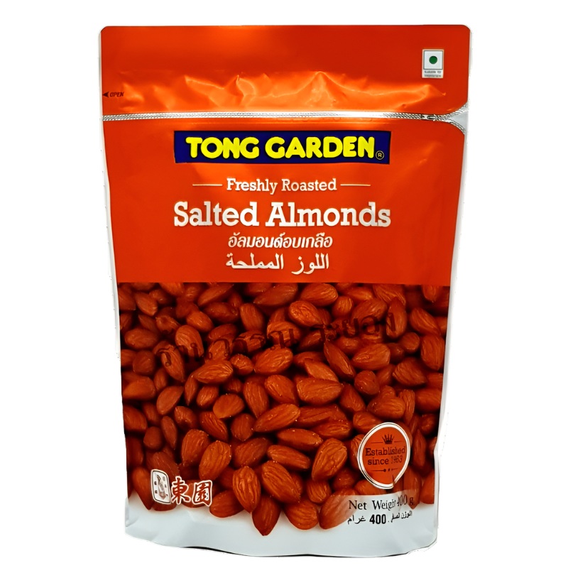 Tong Garden Salted Almonds Size 400g