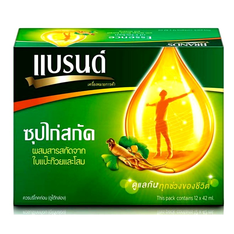 Brand's Essence of Chicken with Ginkgo Biloba Extract and Ginseng Size 42ml Pack of  12bottles