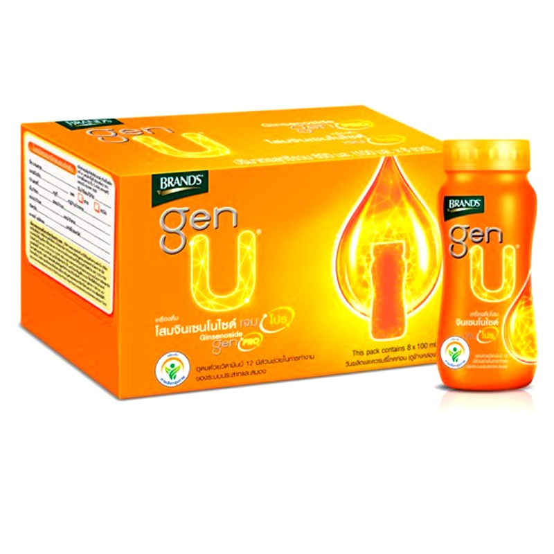 Brand's Gen U Ginsenoside Gen Pro 100ml Pack Of  8bottles