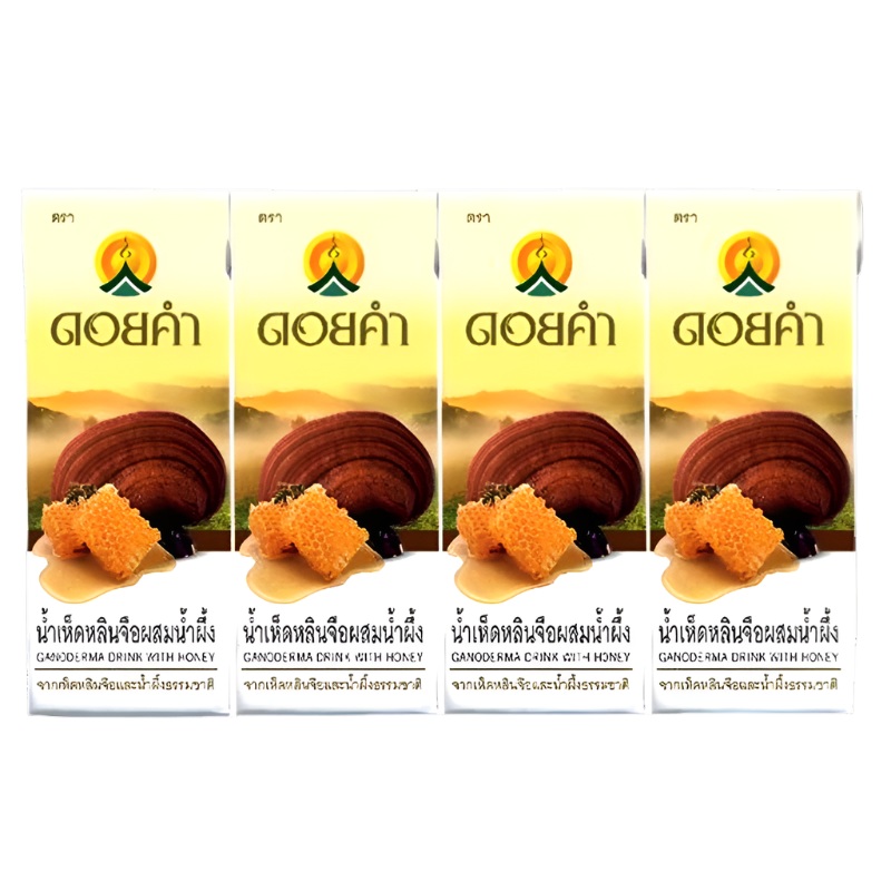 Doi Kham Reishi Mushroom with Honey Size 200ml Pack of 4boxes