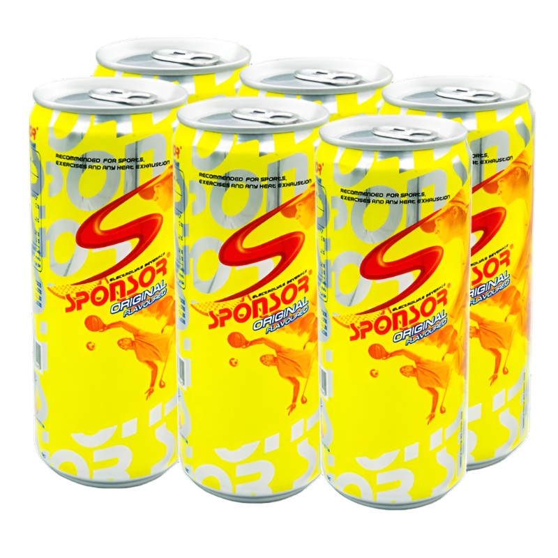 Sponsor Electrolyte Beverace Original Flavoured Size 325ml pack of 6bottles