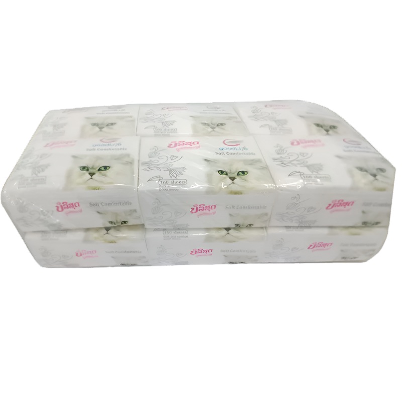 Bor li sout Pop Up Napkins 160Sheets Pack 12pcs