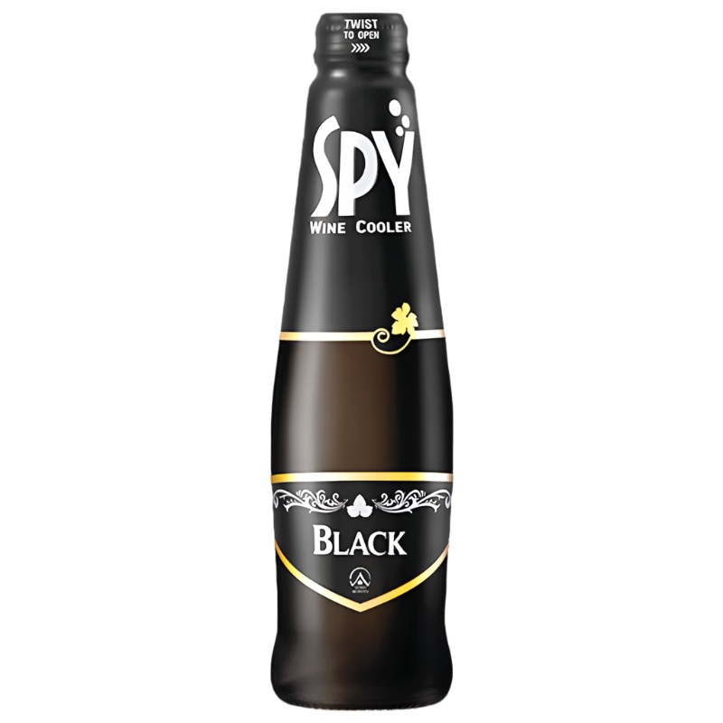 Spy Wine Cooler Black Size 275ml