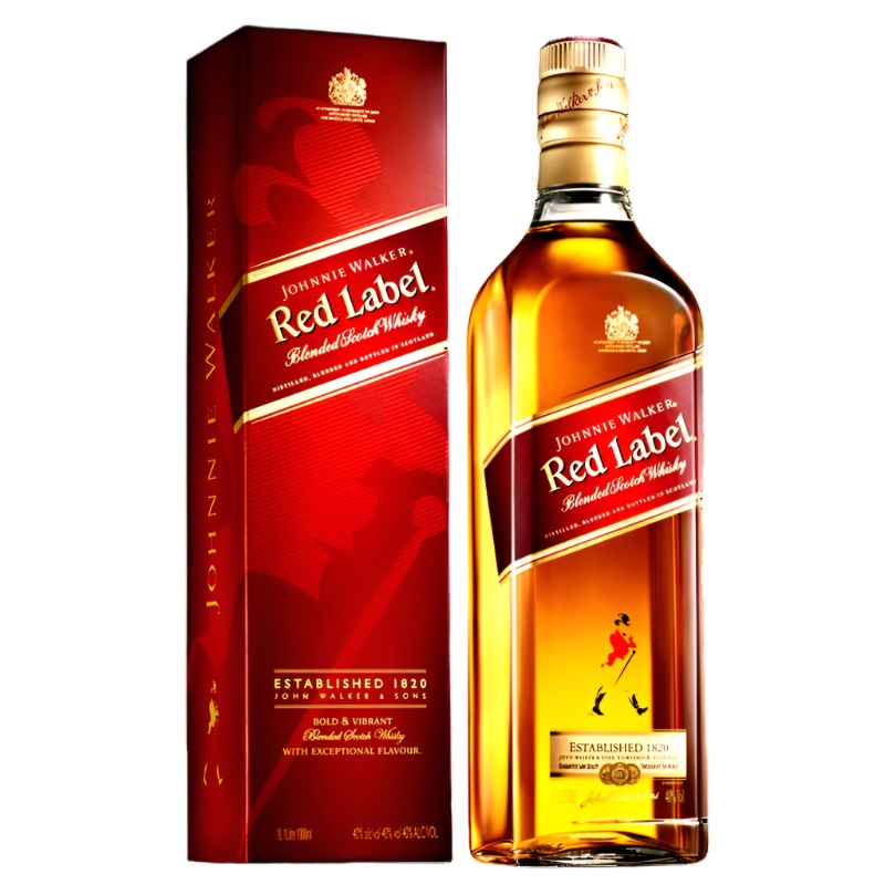Johnnie Walker Red Label Blended Scotch Whisky Size 1L