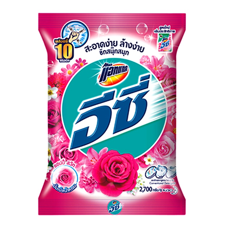 Attack Easy Powder Detergent Happy Sweet Size 2500g