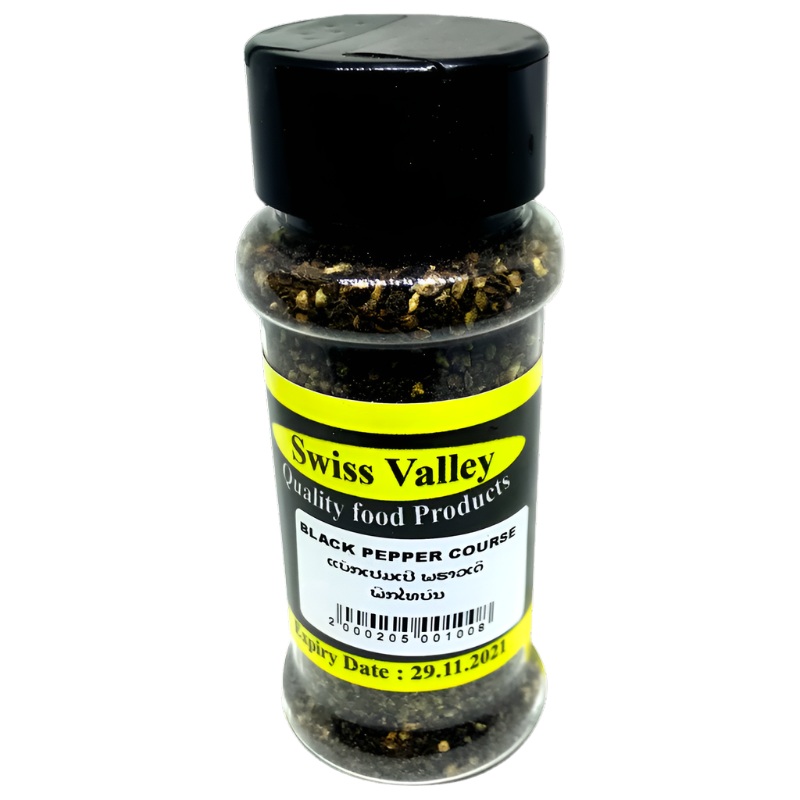 SWISS VALLEY BLACK PEPPER COURSE 96g