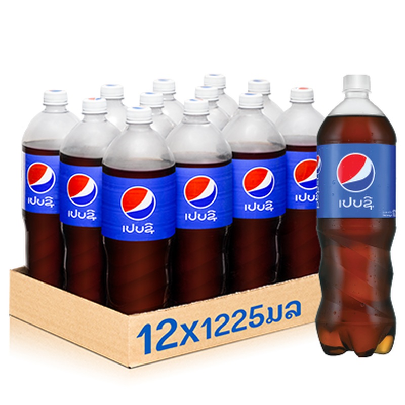 Pepsi 1225ml bottle per box of 12 bottles