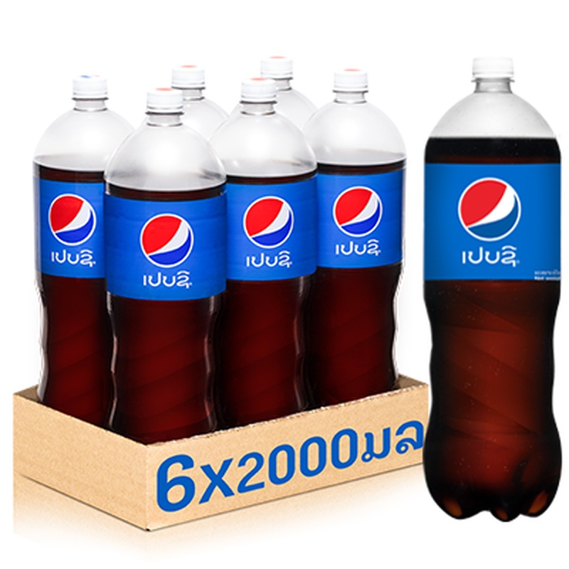 Pepsi 2000ml bottle per box of 6 bottles
