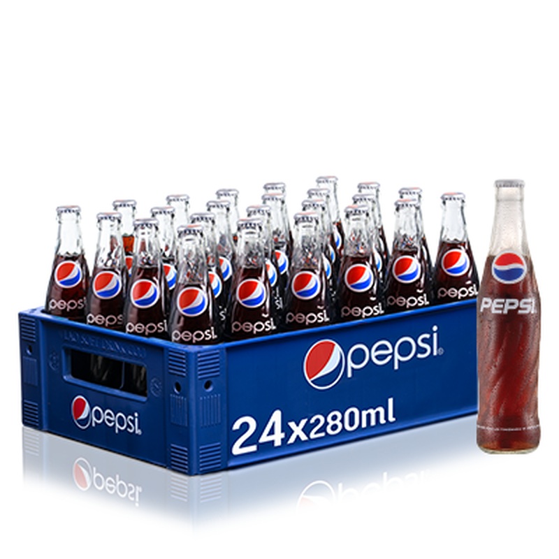 Pepsi 280ml bottle per crate of 24 bottles