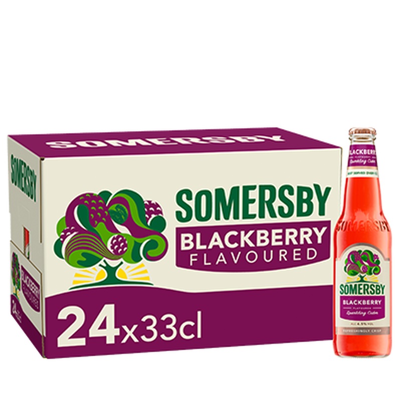 Somersby Blackbeery 330ml bottle per box of 24 bottles