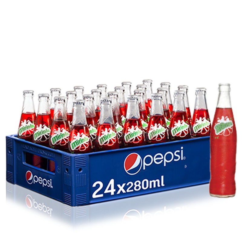 Mirinda Strawbeery 280ml bottle per crate of 24 bottles