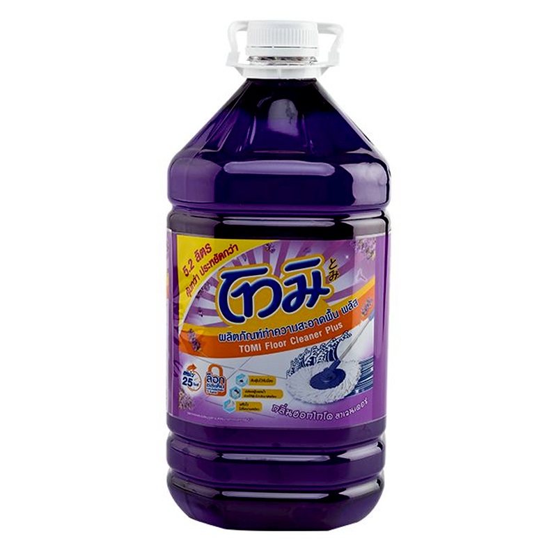 TOMI Floor Cleaner Plus Hokkaido lavender Scent Size 5.2L