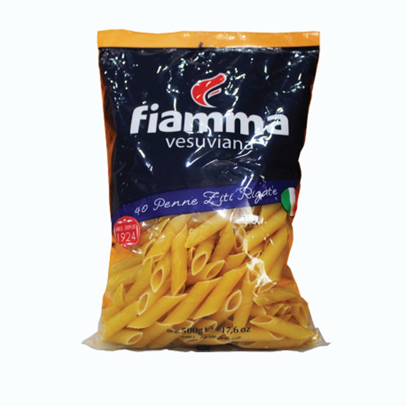 FIAMMAPENNE Ziti RIGATE NO.40  500G