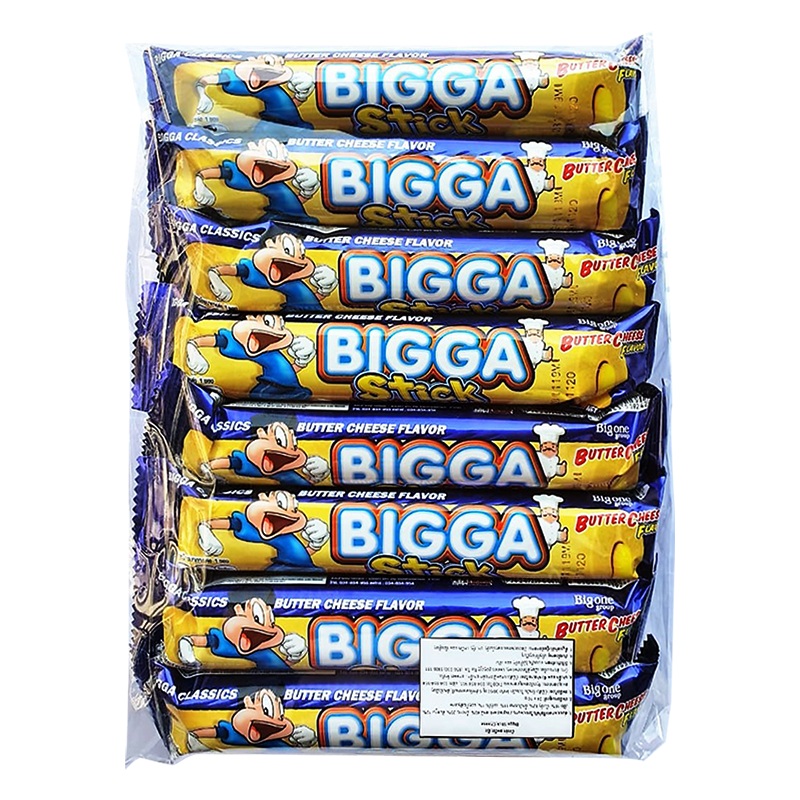 Bigga Stick Butter Cheese Flavor 10g pack of 24 pieces